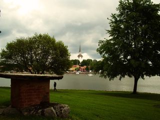 Blick nach Mariefred vom Schloss Gripsholm aus